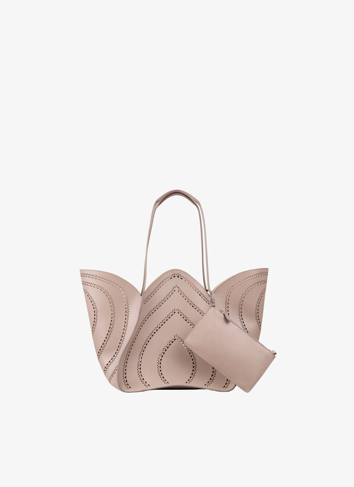 Lili 24 tote bag ALAÏA DOVE GREY LILI 24 TOTE BAG